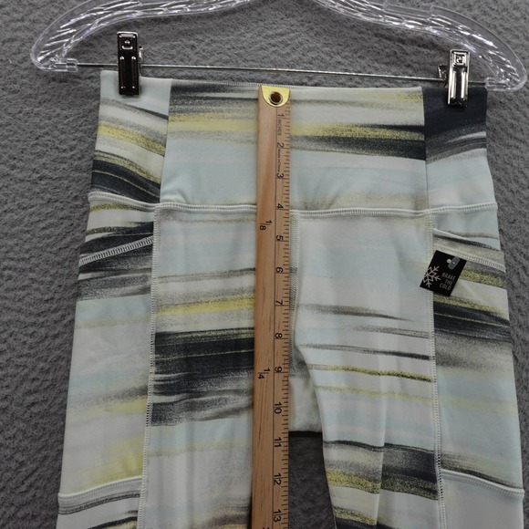 DSG Cold Weather Compression Legging Size XS Green White Stripe Women NWT - Picture 9 of 14